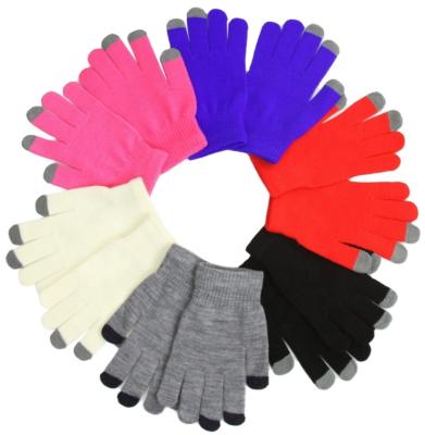 China Outdoor Touch Screen Gloves Soft Knitted Winter Climbing Cold And Warm Gaming Safety Protective Gloves for sale