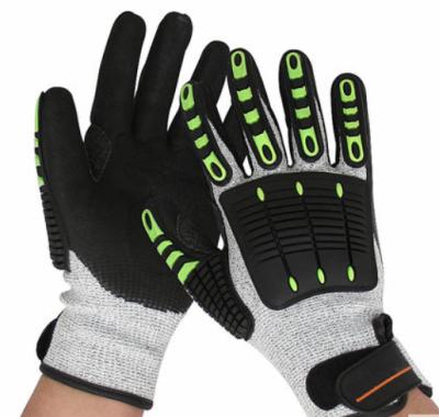 China SANSHOU Soft Free Sample Winter Industry Construction And Work Shock Resistant Building Wear Rugged Vibration Gloves for sale