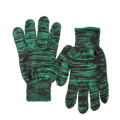 China High Quality Wear Resistant Algodon Glove Cotton Knitted Cut Resistant Garden Safety Gloves for sale