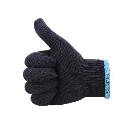 China Comfortable Wholesale Cheap Custom Size 7/10 Gauge Knitted Cotton Hand Safety Washable Breathable Gloves for sale