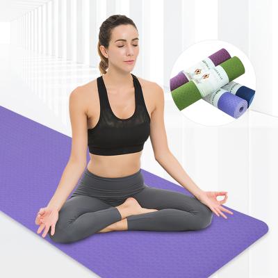 China 2022 Custom Yoga Logo Design Gym Exercise Eco Friendly Tape Yoga Mat, Tapete Para Yoga for sale