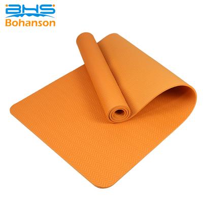 China Sustainable Yoga Gym Anti-Tear Friendly Exercise Fitness Custom Eco Band Yoga Mat for sale