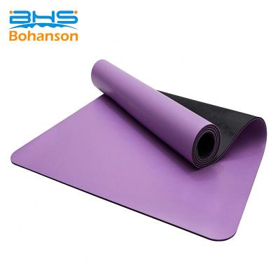 China Gym Private Label High Quality Durable Fitness Eco-friendly PU Yoga Rubber Mat for sale