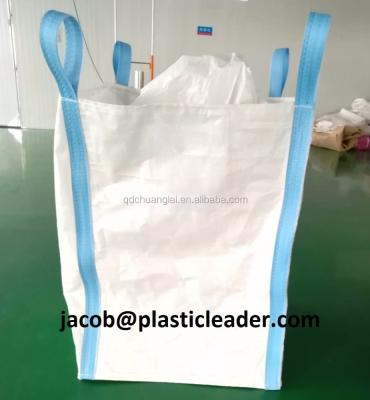 China 500 kg UV / 1000 kg / 1500 kg jumbo big bag for construction, solid, top flat bottom for sale