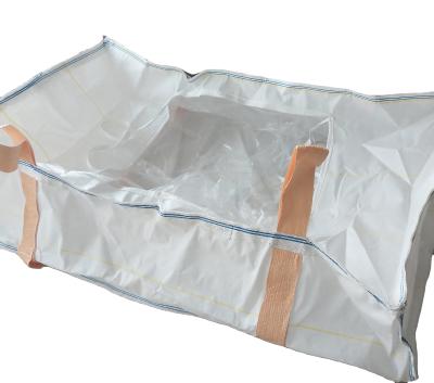 China Water proof 2470 kg FIBC bulk bag concrete wash bag for concrete pump cleanout for sale