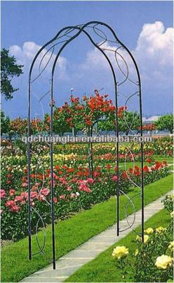 China Easily Assembled Decorative Artistic Wrought Iron Arch/Garden Arch/Rose Arch for sale