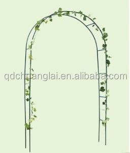 China Easily Assembled Wrought Iron Garden Arch For Shandong Factory Garden Decoration for sale