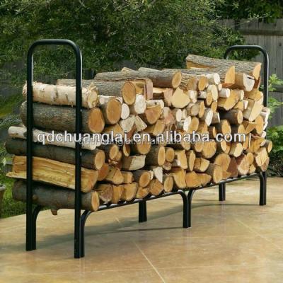 China Heavy Duty Wood Rack Metal Firewood Rack For Fireplace for sale