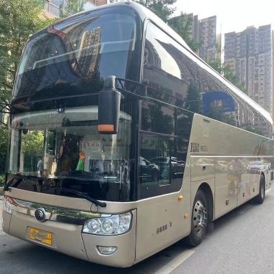 China YuTong 6126 1.5 Deck Luxury Express Bus Used Long Distance Coach with Built-in Bathroom Toilet 37 Pilot Seats > 8L for sale