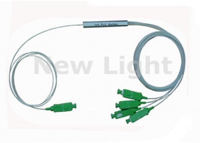 China PLC Fiber Optic Splitter Module 1 X 4 SC APC Connector 0.9mm Diameter For CATV for sale