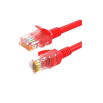 China Pure Copper 4P UTP Patch Cord 25AWG Bare Copper Cable 3u Gold Plated UL Certified Te koop