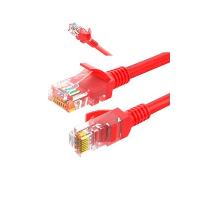 China UL-gecertificeerde Cat6-netwerkplakkabel met 100% continuïteitstest Goudgeplatte kaal koper 24AWG UL/ETL/CE/FCC Te koop