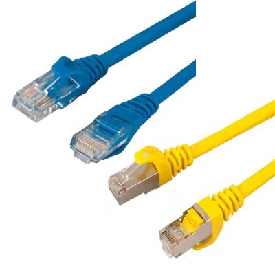 China Pure koper dubbel afgeschermd Cat6 netwerk patch cord RoHS gecertificeerd UL ETL FCC goedgekeurd Te koop