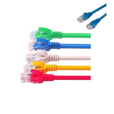 China Cat6 Ethernet Netzwerk Patch Kabel Rein Kupferleiter 4P/6P/8P Verschiedene Durchmesser zu verkaufen