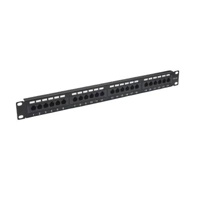 China Metal Shielded RJ45 Ethernet Patch Panel Cat5e/Cat6/Cat6a/Cat7 Compatible RoHS/UL/CE Certified en venta