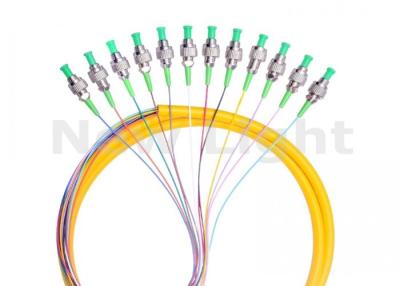 China Simplex Enige Optische de Verbindingsdraadkabels FC UPC 12 van de Wijzevezel Kernfanout Vezel Optische Vlecht Te koop