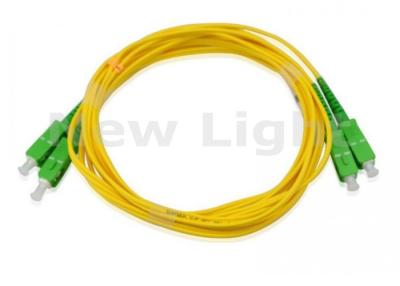 China Verbindungskabel FTTH Sc APC, 2.0mm/3.0mm Monomode--Duplex-Lichtwellenleiter zu verkaufen