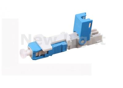 China Blue SC UPC Quick Assembly Connector Covered Wire For Distribution Frames for sale