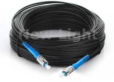 China cable de fribra óptica unimodal al aire libre del simplex G657A FC FC de los cables de puente de la fibra óptica de los 200M en venta