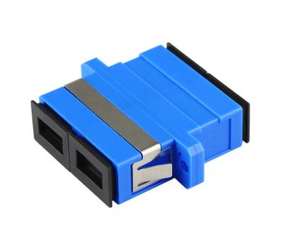 China De enige Optische Adapter van de Wijzevezel/de Duplexadapter van Sc met Klemmenkunststof Te koop