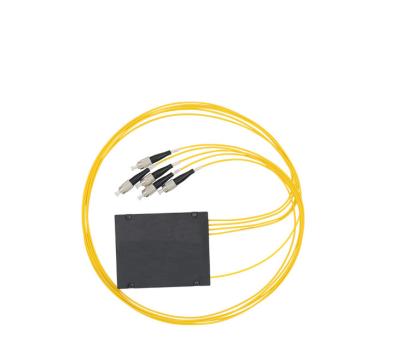 China Divisor FC/UPC del cable de fribra óptica de FWDM/de CWDM 1 x 4 para el sistema de CATV/de FTTX en venta