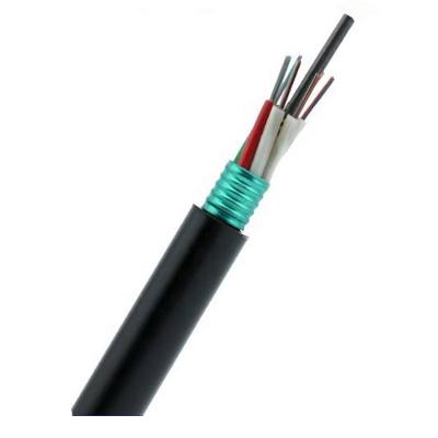 China Multimode / Single Mode Fiber Optic Cable GYTS PVC/LSZH Material 1 Year Warranty for sale