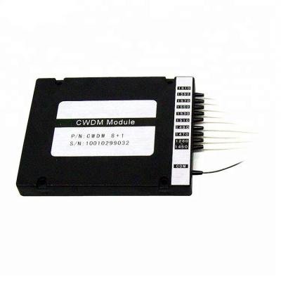 China 100G Module 4CH van vezel voegt de Optische Passieve Cwdm/WDM van 8CH CWDM Mux/Demux de Apparaten van de Dalingsmultiplextelegraaf toe Te koop