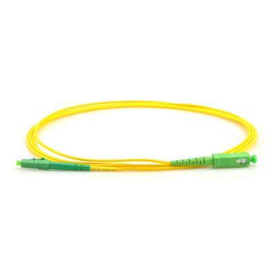 China FTTH 5M Geel van het Koordsc van het Vezel Optisch Flard Groen Sc lc aan LC 2,0 kabel Enige Wijze Te koop