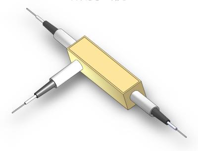 China FC APC Connector Optical Fiber Electronic Circulator Single Mode Optical Fiber Parts for sale