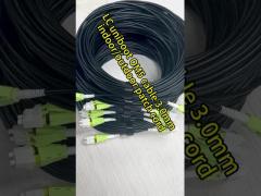 OM5 Duplex 50/125 Multimode Fiber Optic Cable LC / PC Uniboot 2.0 Mm