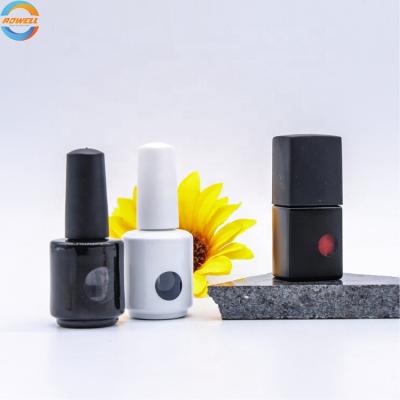 China Unique Empty Gel Polish Glass Bottle 0.5oz Cosmetic Empty Glass Bottle For Nail Polish Oil for sale