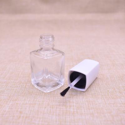 China NAIL 10ml Empty Glass Nail Polish Bottle Empty Bottle Nail Polish for sale