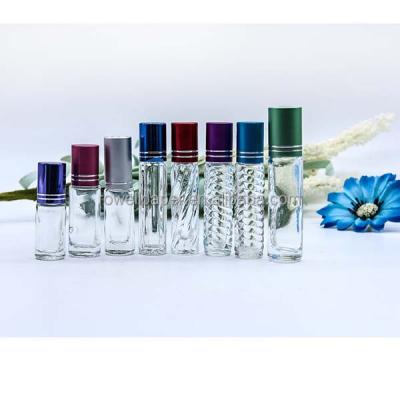 China Roll On Empty Oil Bulk Sale 6ml 8ml 10ml Roll On Perfume Bottles With Tip And Ball Cap for sale