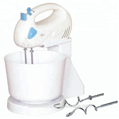 China Wholesale Plastic Plant Hand Mixer With Bowl For Home Use DHM-502B for sale