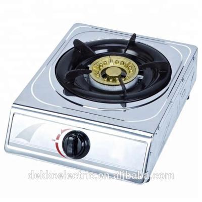 China Factory wholesale stainless steel single burner gas stove for home use DGC-101CS for sale