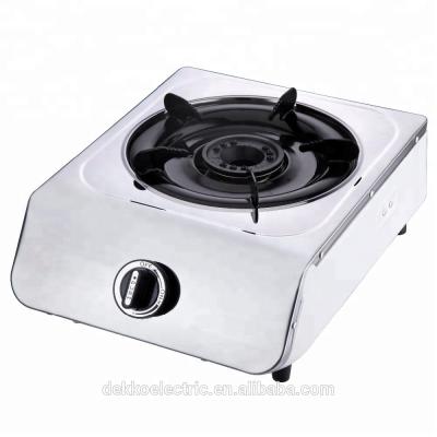 China Hotel factory wholesale ready goods stock single burner gas stove for home use DGC-103CS for sale