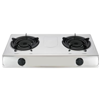 China Hotel factory wholesale 2 burner gas stove for home use DGC-210AS for sale