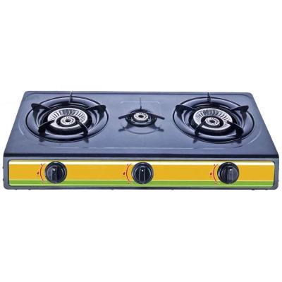 China Stainless Steel Factory Wholesale 3 Burner Gas Stove For Home Use DGC-301AT for sale