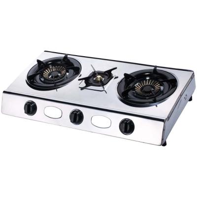 China Factory wholesale 3 burner commercial gas stove for home use DGC-303AS for sale