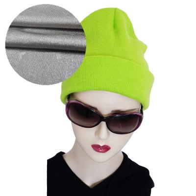 China Fashion Custom Color 5G Shielding Fashional Style Winter EMF Shielding Beanie Hats for sale