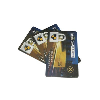 China Credit Card Custom Printed Active RFID Card To Protect Your Entire Wallet for sale