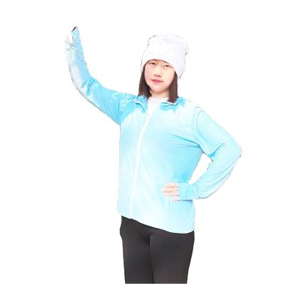 China Long Sleeve Running Long Sleeve Anti-UV Shirt With Hoodie OEM Custom Quick Dry Sun Protection UPF 50+ Hoodie for sale