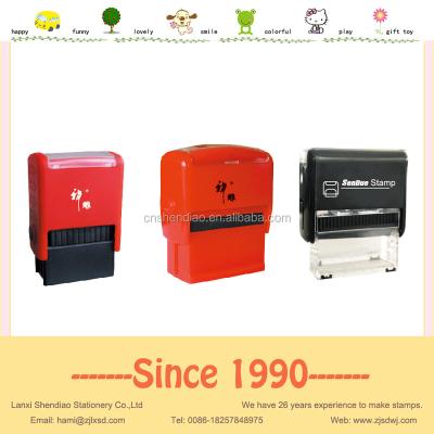 China Eco - Friendly Easy To Operate Plastic Self Inking Flash Stamp Machine for sale