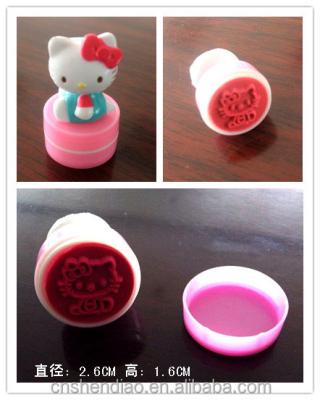 China Children's Toy Hello Kitty Plastic Kids Toy Stamps for sale