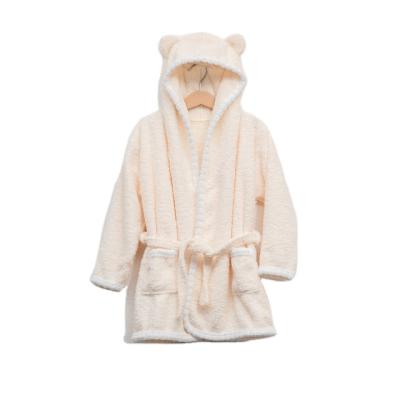 China Breathable Taiwan Made Colorful Bright Fluffy Hooded Baby Towel Robe Baby Towel With Hood for sale