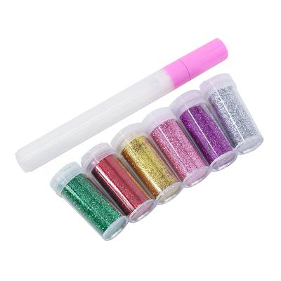 China Wholesale High Quality TWOHANDS 3mm Easy Tip Bullet Good Convenient Adhesive Effect And Clean Marker Pen With Glue Glitter Powder for sale