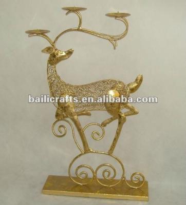 China Christmas deer candle holder 43x12.5x62cm H for sale