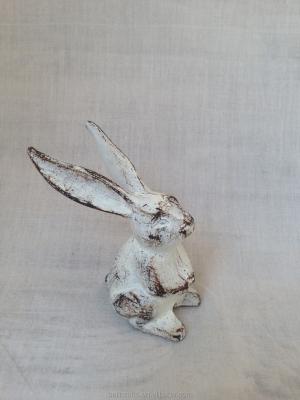 China Metal Cast Rabbit Decor for sale