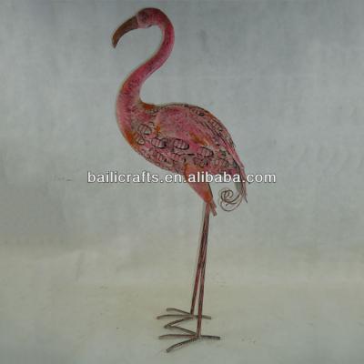 China China Wholesale Garden Decor Standing Metal Birds Sculptures for sale