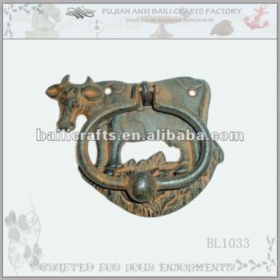 China Home Decoration Iron Cow Door Knocker for sale